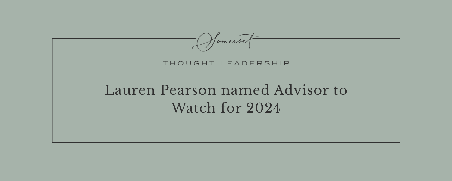 Lauren Pearson named Advisor to Watch for 2024