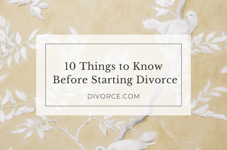 10 Things to Know Before Starting Divorce