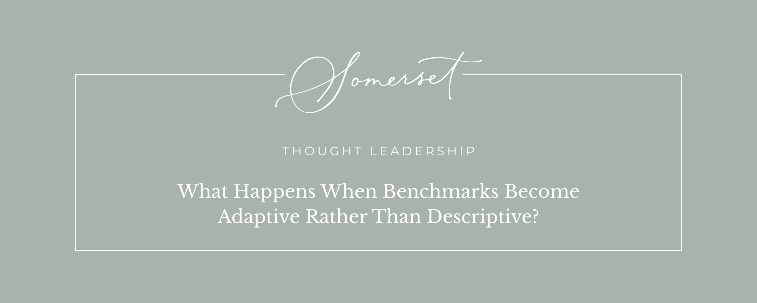 What Happens When Benchmarks Become Adaptive Rather Than Descriptive?